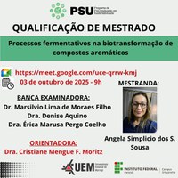 03/10/2025 - QUALIFICAÇÃO - Mestranda: Angela Simplicio dos S Souza - Orientadora: Dra. Cristiane Mengue F Moritz