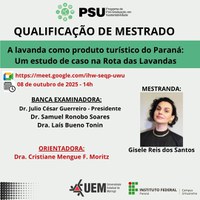 08/10/2025 - QUALIFICAÇÃO - Mestranda: Gisele Reis dos Santos - Orientadora: Dra. Cristiane Mengue F. Moritz
