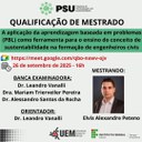 26/09/2025 - QUALIFICAÇÃO - Mestrando: Elvis Alexandre Peteno - Orientador : Prof. Dr.Leandro Vanalli